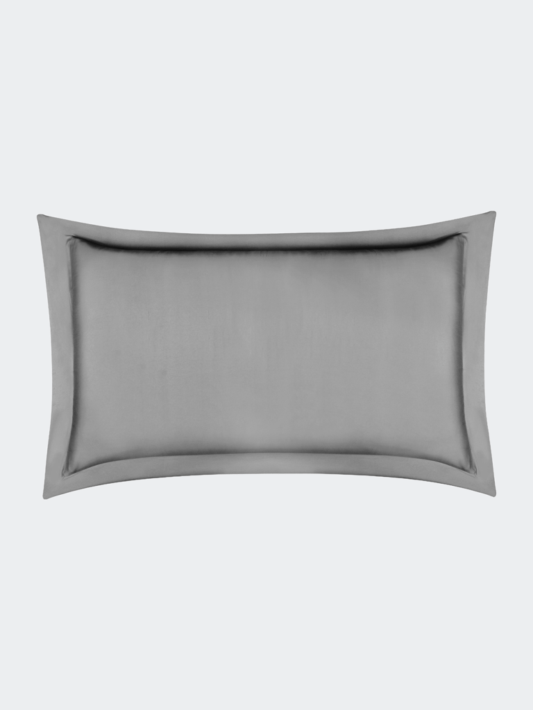 Organic Cotton Sham Pair - Dark Grey