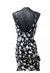 Xena Silk Slip Dress In Black & White