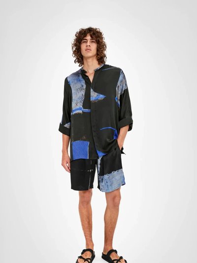 Delos Marius Short Abstract Black-Indigo product