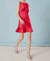 Columba Dress In Power Fuschia - Power Fuschia