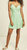 June Mini Dress In Jade - Jade