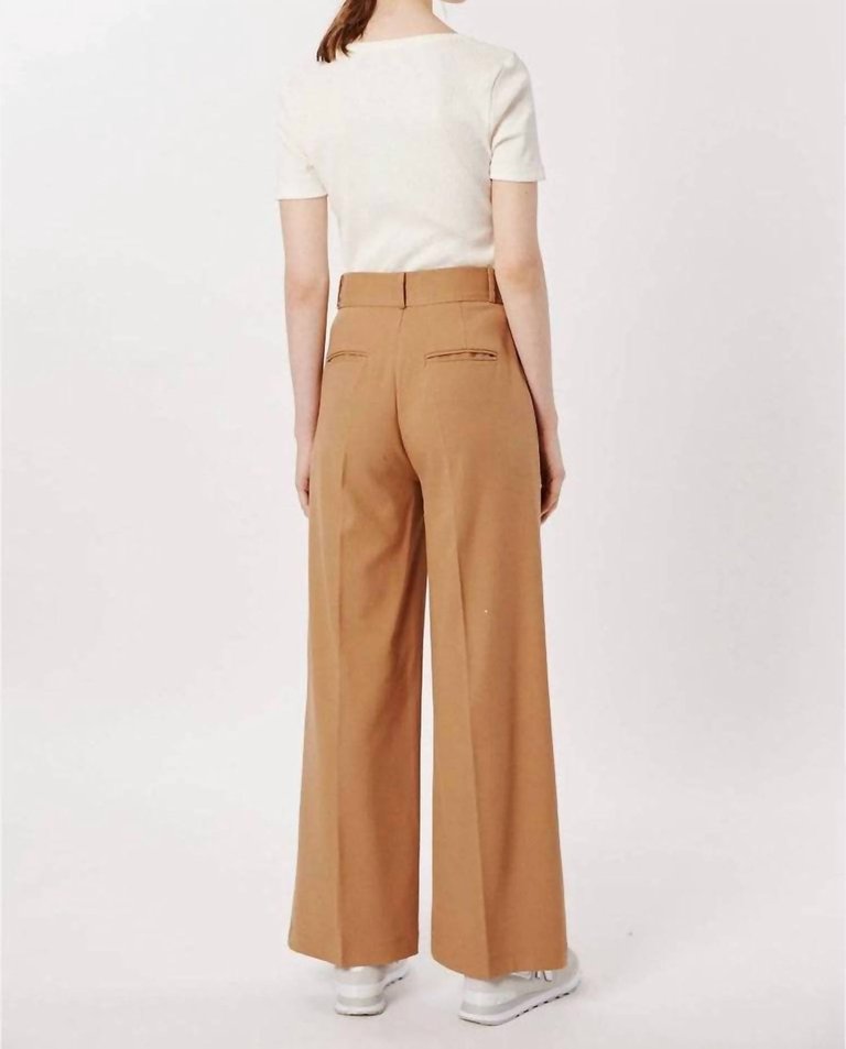 Multi Tailored Pants In Camel