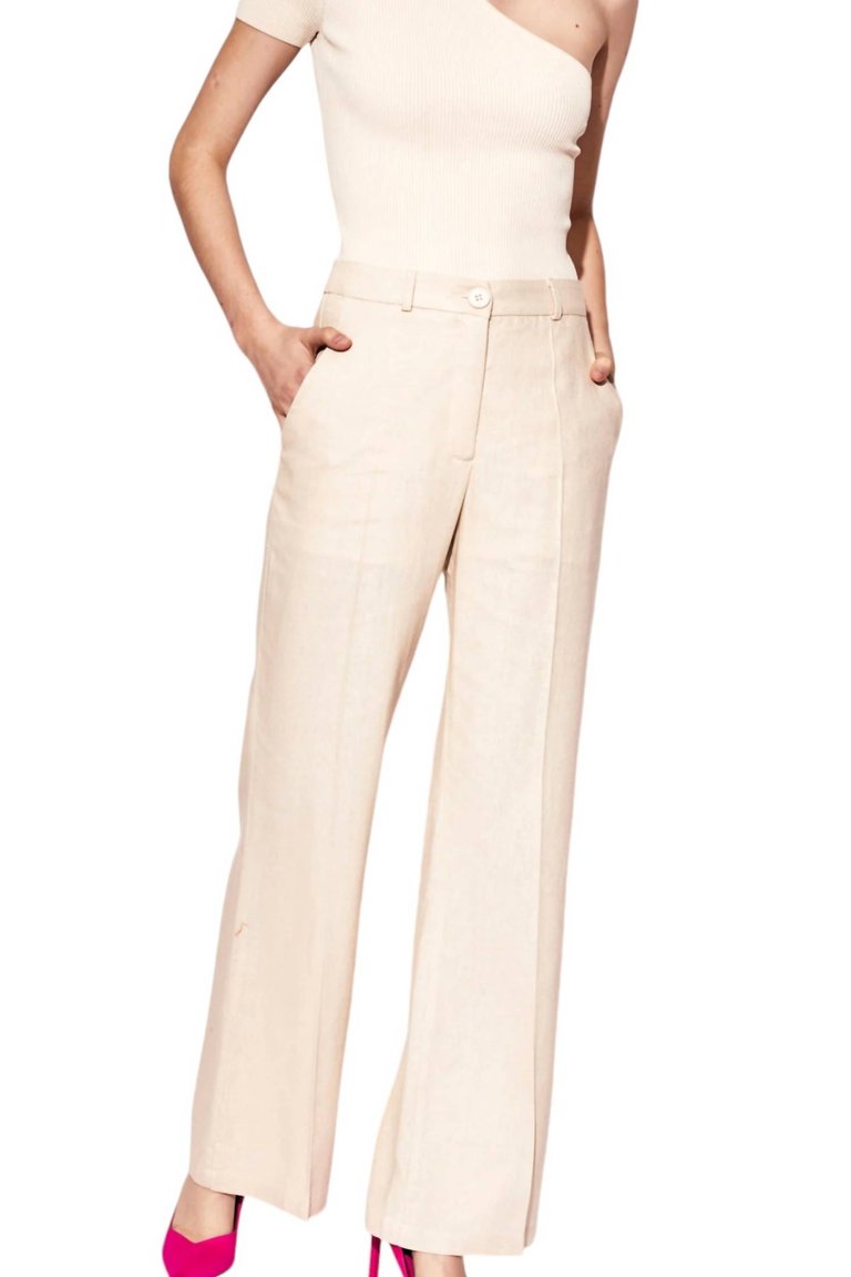 Perseus Pants In Cream - Cream