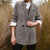 Sasso Fishbone Blazer In Dark Grey