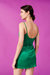 Spica Dress In Bottle Green