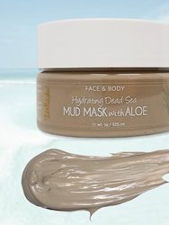 11 oz Hydrating Face & Body Mud Mask with Brush Applicator