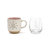 Mug And Wine Glass Set In When Baby Wakes/Sleeps - When Baby Wakes/Sleeps