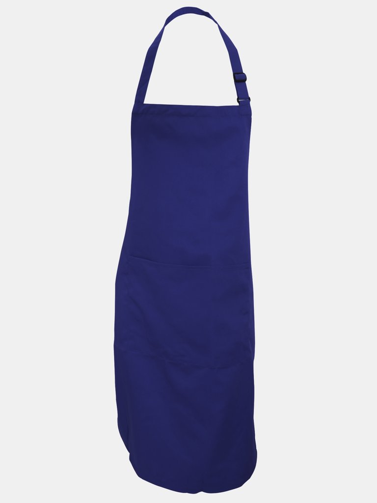 Dennys Adults Unisex Catering Bib Apron With Pocket (Navy Blue) (One Size) (One Size) (One Size) - Navy Blue
