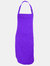 Dennys Adults Unisex Catering Bib Apron With Pocket (Purple) (One Size) (One Size) (One Size) - Purple