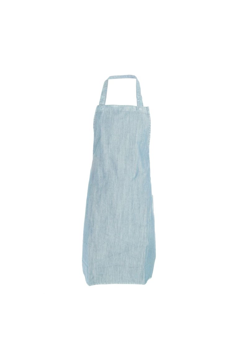 Dennys Adults Unisex Denim Bib Apron (Light Blue) (One Size) (One Size) - Light Blue