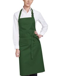 Dennys Multicoloured Bib Apron 28x36ins (Bottle Green) (One Size) (One Size) (One Size)