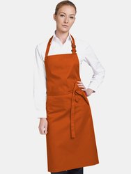 Dennys Multicoloured Bib Apron 28x36ins (Ginger) (One Size) (One Size) (One Size)