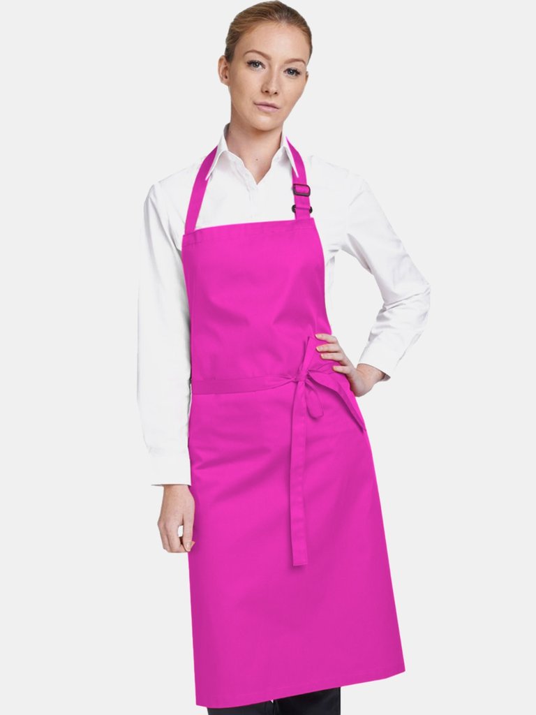 Dennys Multicoloured Bib Apron 28x36ins (Hot Pink) (One Size) (One Size) (One Size)