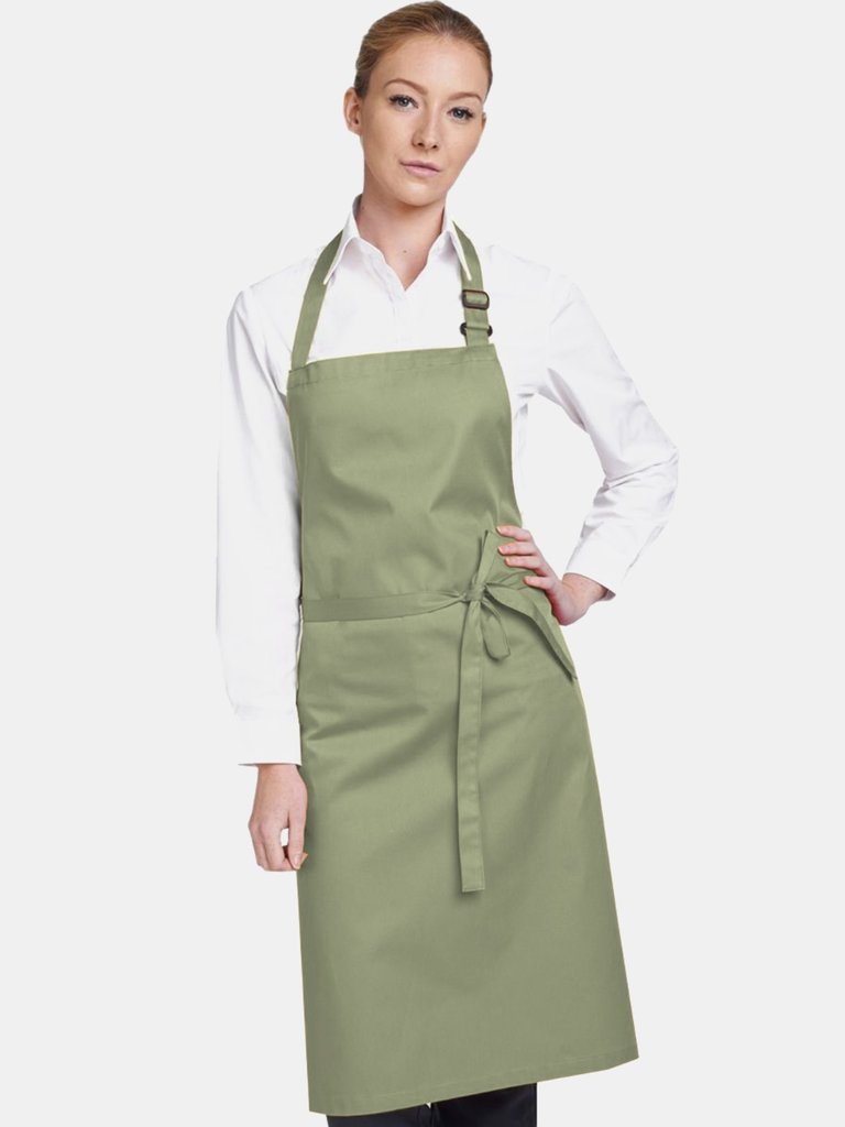 Dennys Multicoloured Bib Apron 28x36ins (Khaki) (One Size) (One Size) (One Size)