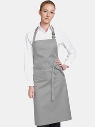 Dennys Multicoloured Bib Apron 28x36ins (Light Grey) (One Size) (One Size) (One Size)