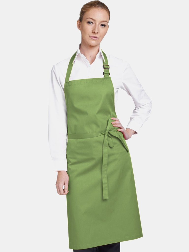 Dennys Multicoloured Bib Apron 28x36ins (Light Olive) (One Size) (One Size) (One Size)