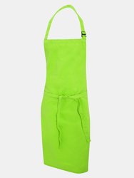 Dennys Multicoloured Bib Apron 28x36ins (Lime) (One Size) (One Size) (One Size) - Lime