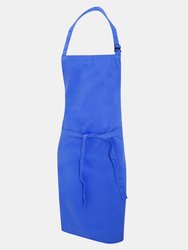 Dennys Multicoloured Bib Apron 28x36ins (Sapphire) (One Size) (One Size) (One Size) - Sapphire