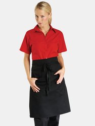 Dennys Unisex Adults Catering Waist Apron With Pocket (Black) (One Size) (One Size) - Black