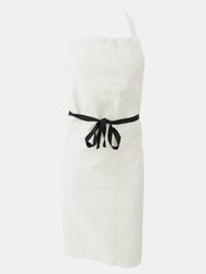 Dennys Unisex Economy Bid Workwear Apron (Without Pocket) (Ivory) (One Size) (One Size) (One Size) - Ivory