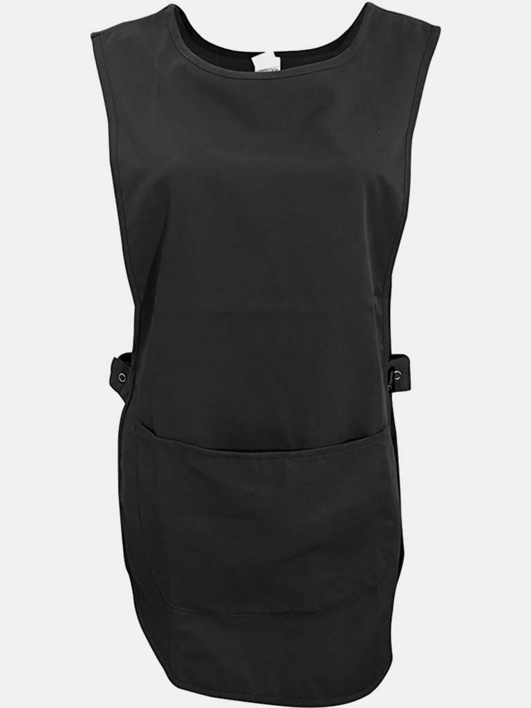 Dennys Womens/Ladies Workwear Tabard (Black) (L) (L) (L)