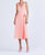 Kathleen Midi Dress In Sunset Sherbet - Sunset Sherbet