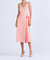 Kathleen Midi Dress In Sunset Sherbet - Sunset Sherbet