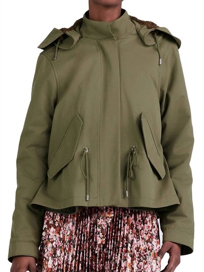 Derek Lam 10 Crosby Marisa Parka Coat In Army product