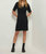 Raylen Twist Sweater Dress - Black