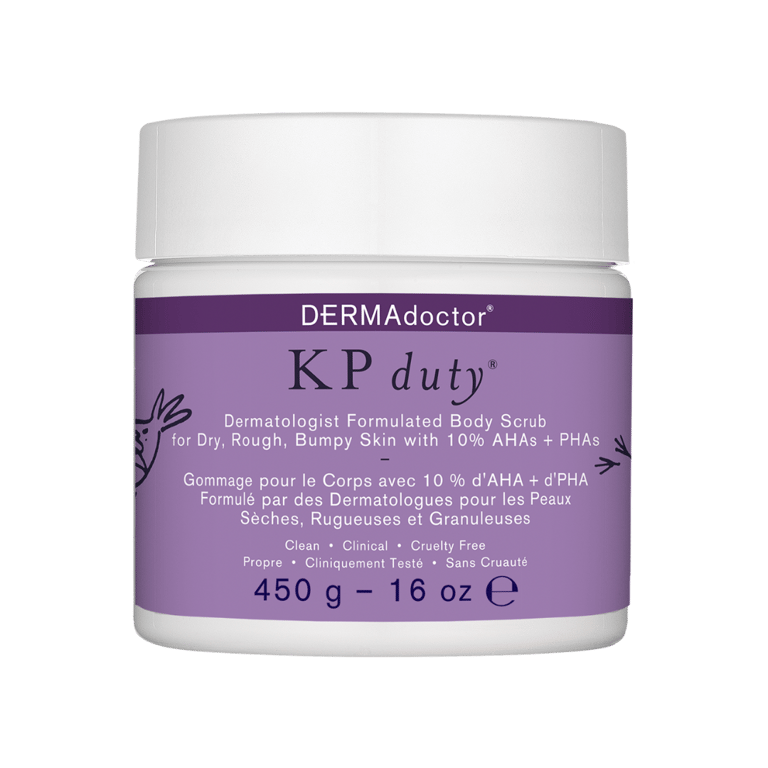 KP Duty Bump Eraser Body Scrub Dermatologist Formulated Exfoliant For Keratosis Pilaris And Dry, Rough, Bumpy Skin With 10% AHAs + PHAs