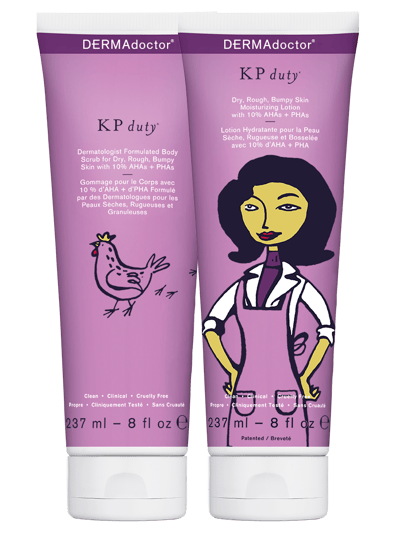 DERMAdoctor KP Duty Kit for Keratosis Pilaris + Dry, Rough Bumpy Skin with 10% AHAs + PHAs product