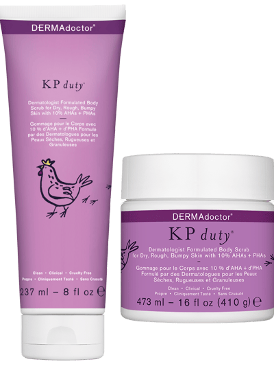 DERMAdoctor KP Duty Ultra Duo Kit for Keratosis Pilaris + Dry, Rough + Bumpy Skin with 10% AHAs + PHAs product