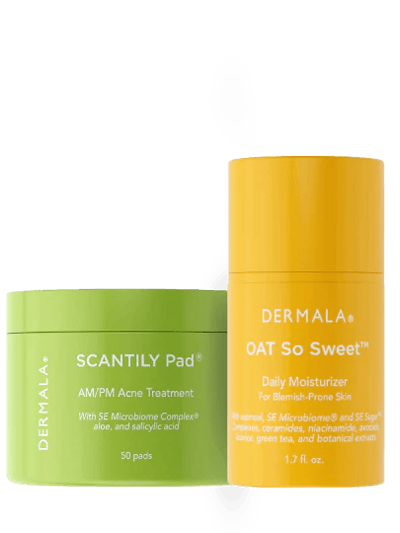 Dermala Acne Facial Moisturizer & Acne Treatment Pads product