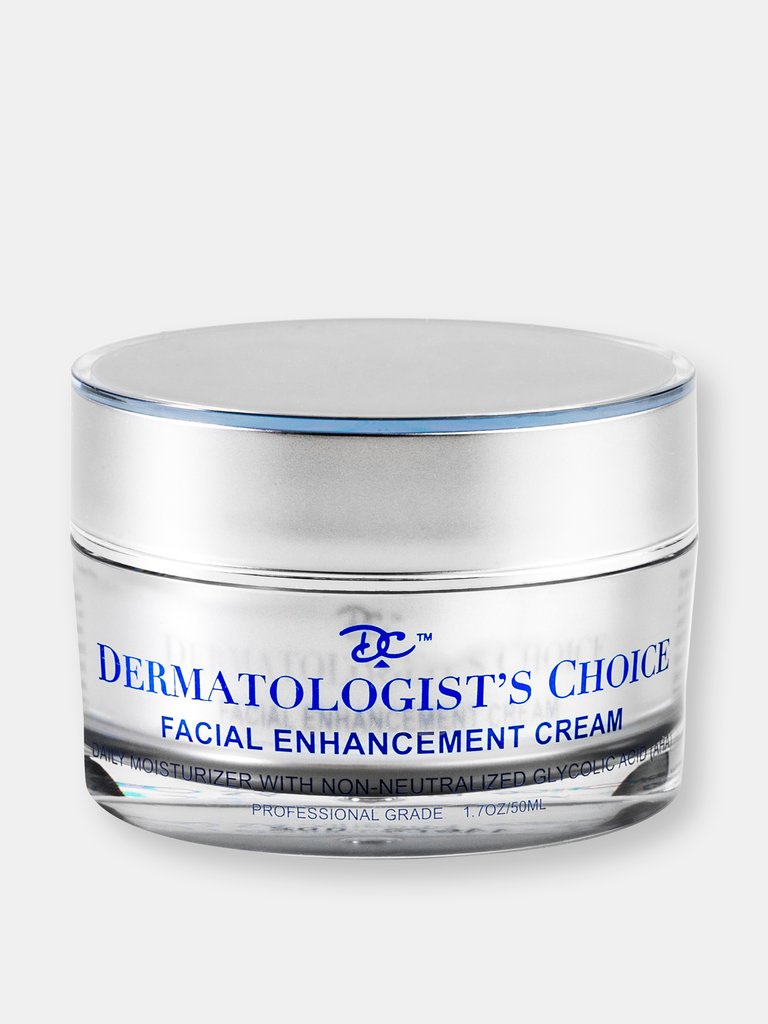 Facial Enhancement Cream Daily Moisturizer with Non-Neutralized Glycolic Acid
