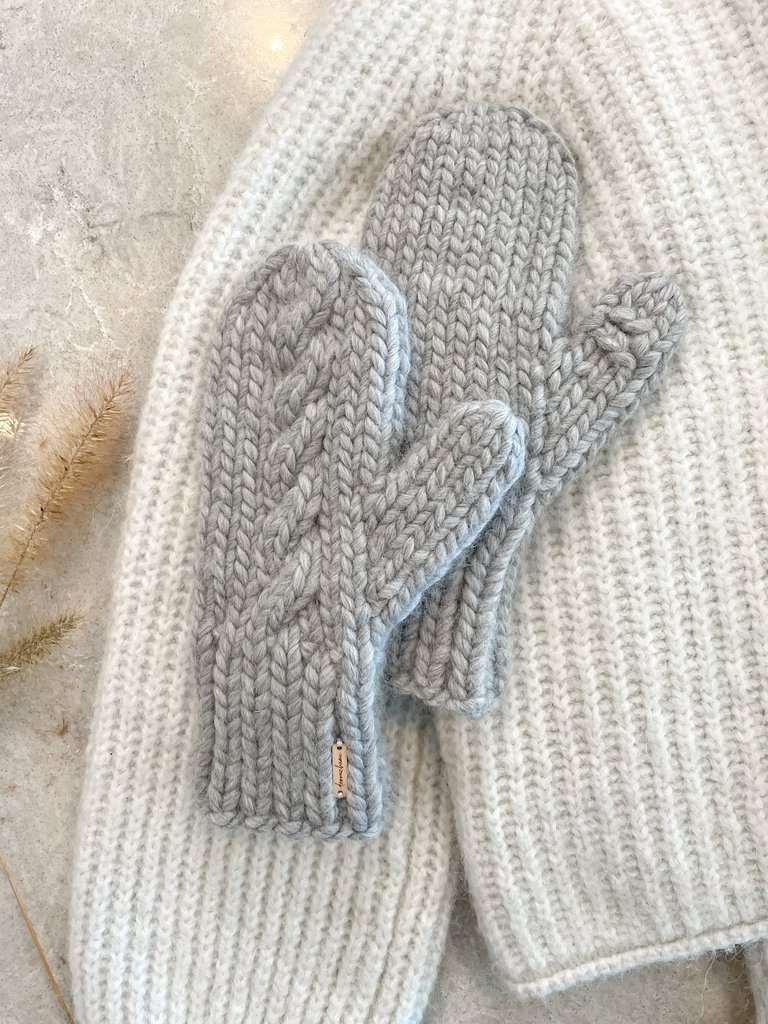 The Alpine Mittens - Heather Grey - Heather Grey