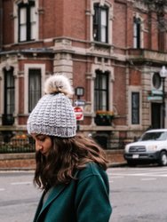 The Hoxton Beanie Hat - Heather Grey