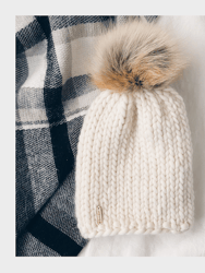 The Oslo Beanie Hat - Ivory