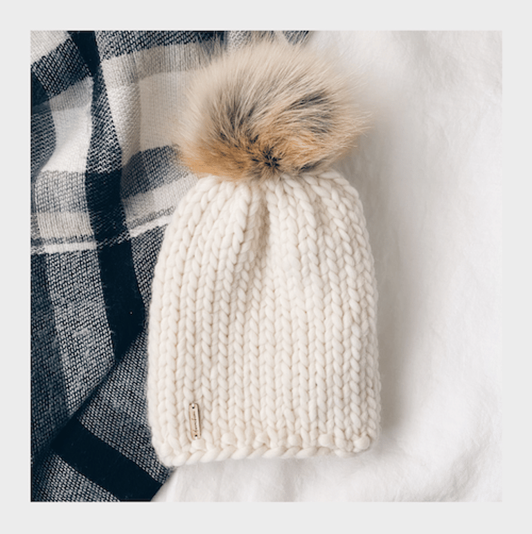 The Oslo Beanie Hat - Ivory