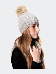 The Oxford Beanie Hat - Heather Grey