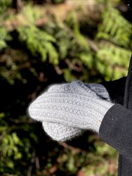 The Oxford Mittens - Heather Grey