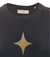 Cotton Black Star Lady T Shirt