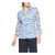 Desoto Pia 3/4 Blouse In Blue Leopard - Blue Leopard