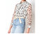 Feather Pia 3/4 Blouse In White/Multi - White/Multi