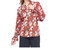 Floral Blouse In Red Floral - Red Floral