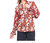 Floral Blouse In Red Floral - Red Floral