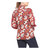 Floral Blouse In Red Floral