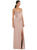 Cowl-Neck Draped Wrap Maxi Dress With Front Slit - 3072 - Toasted Sugar