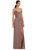 Cowl-Neck Draped Wrap Maxi Dress With Front Slit - 3072 - Sienna