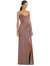 Cowl-Neck Draped Wrap Maxi Dress With Front Slit - 3072 - Sienna