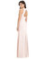 Diamond Cutout Back Trumpet Gown With Front Slit